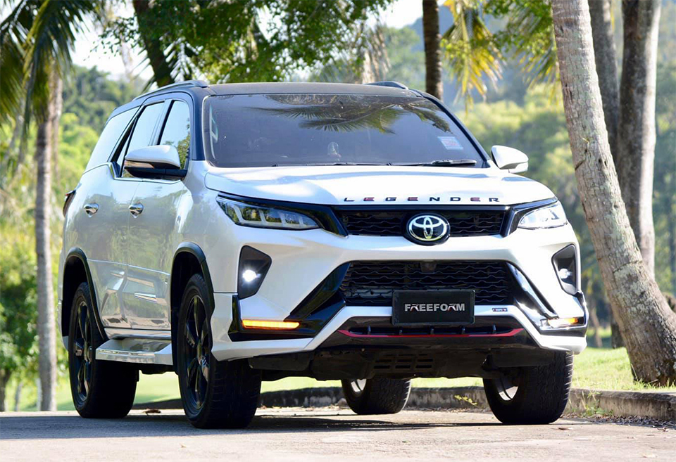 ชุดแต่ง Fortuner 2020 Legender รุ่น Freeform Pacer